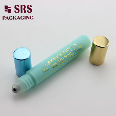 SRS cosmetico vuoto flacone a sfera in plastica per crema per gli occhi da 8 ml di colore blu