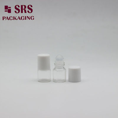 Mini profumo cosmetico SRS flacone a rullo in vetro trasparente da 1 ml