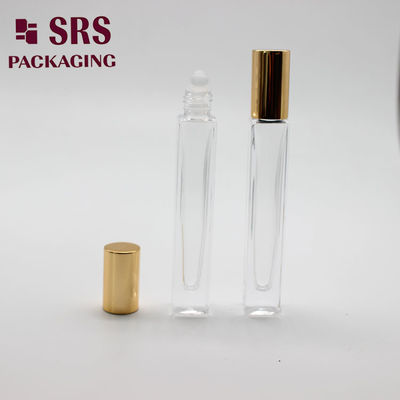 Rotolo di vetro vuoto da 10 ml per cosmetici SRS di forma quadrata su flacone di profumo