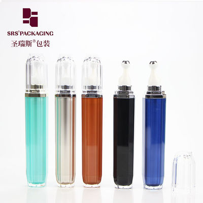 SRS Luxury vuoto Mini Acrilico Cosmetico Bottiglia a Rulli 15ml Per Crema per Occhi