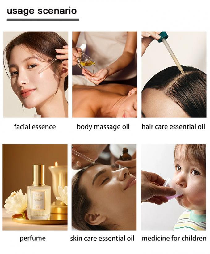 Flacone contagocce in vetro nero da 5ml 10ml 15ml 20ml 30ml 50ml 100ml per olio 2